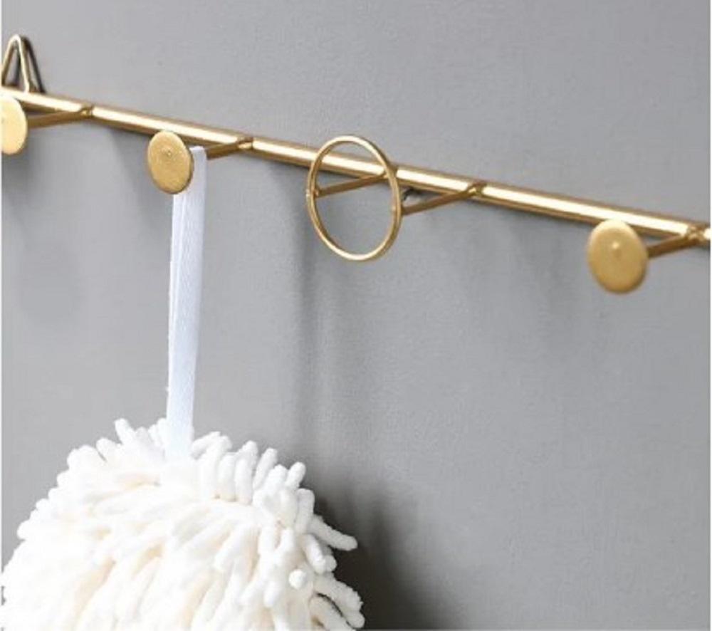 Golden Metal Wall Hanging for Modern Home Decor