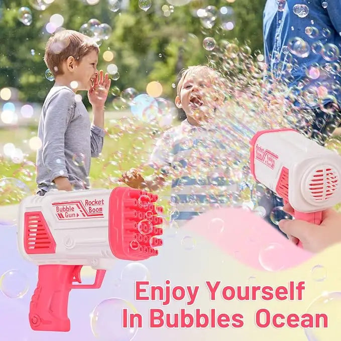 Kids Electric Gear Bubble Gun Toy Automatic