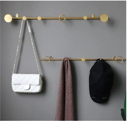 Golden Metal Wall Hanging for Modern Home Decor
