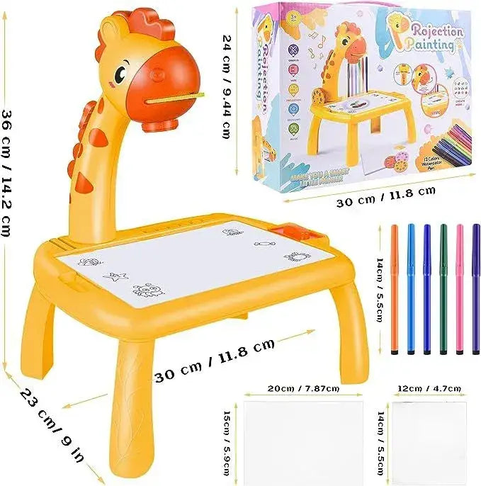 Plastic LED Projector Art Drawing Table