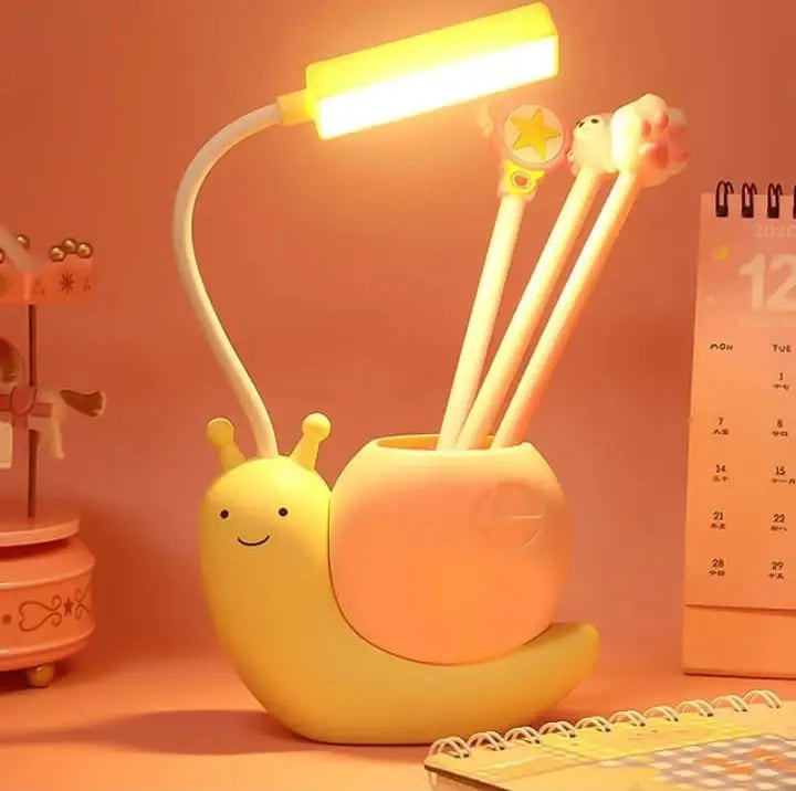 Adjustable Foldable Cartoon Snail LED Desk Lamp