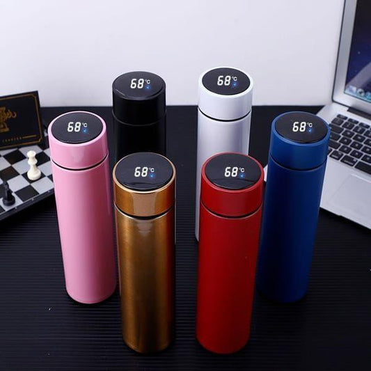 Digital Temperature Insulated Water Bottle 500ml Stainless Steel