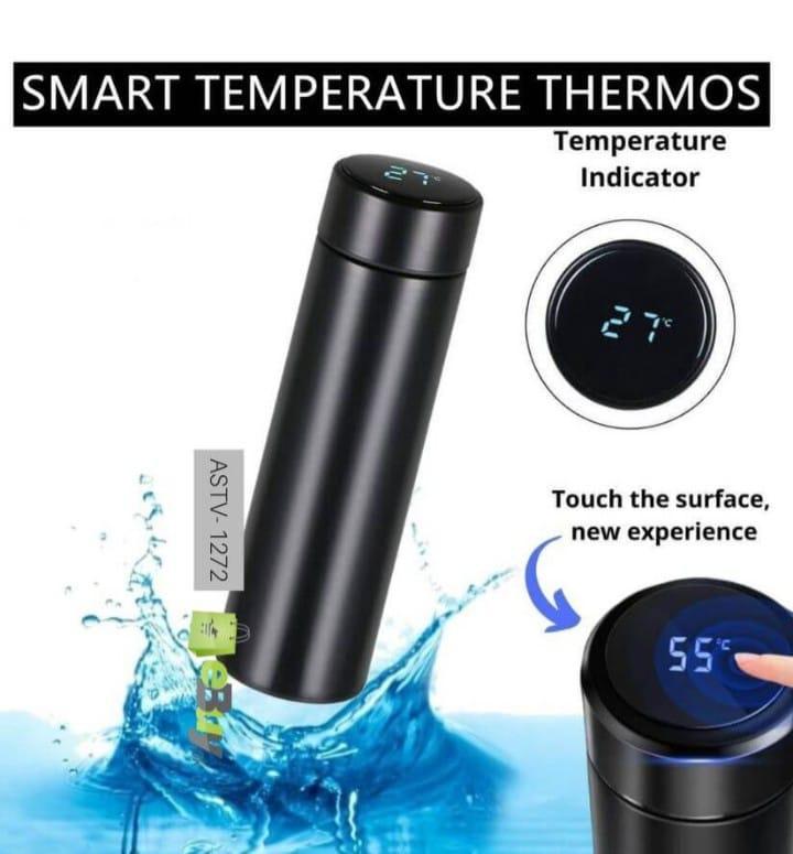 Digital Temperature Insulated Water Bottle 500ml Stainless Steel